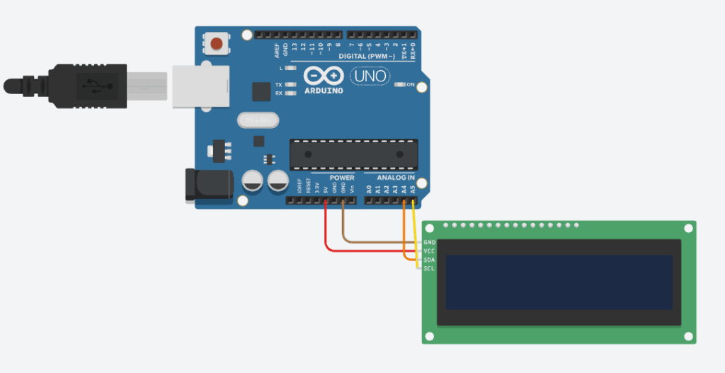 Arduino con un display LCD con protocollo I2C